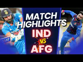 India vs Afghanistan Highlights | World Cup 2023